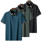 Camisa Polo Masculina de Seda