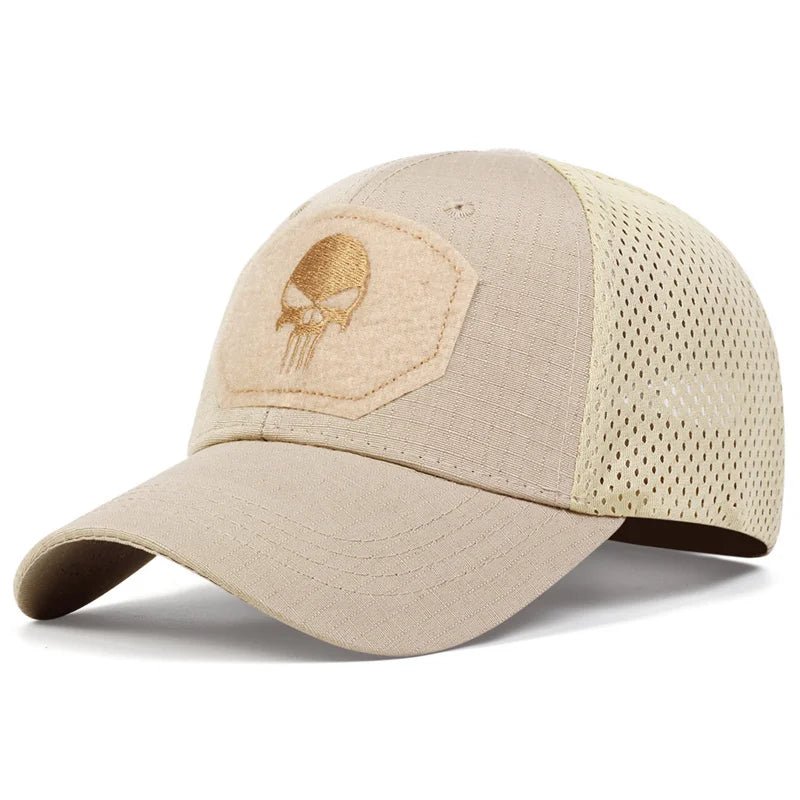 Boné Masculino Skull Aba Curva